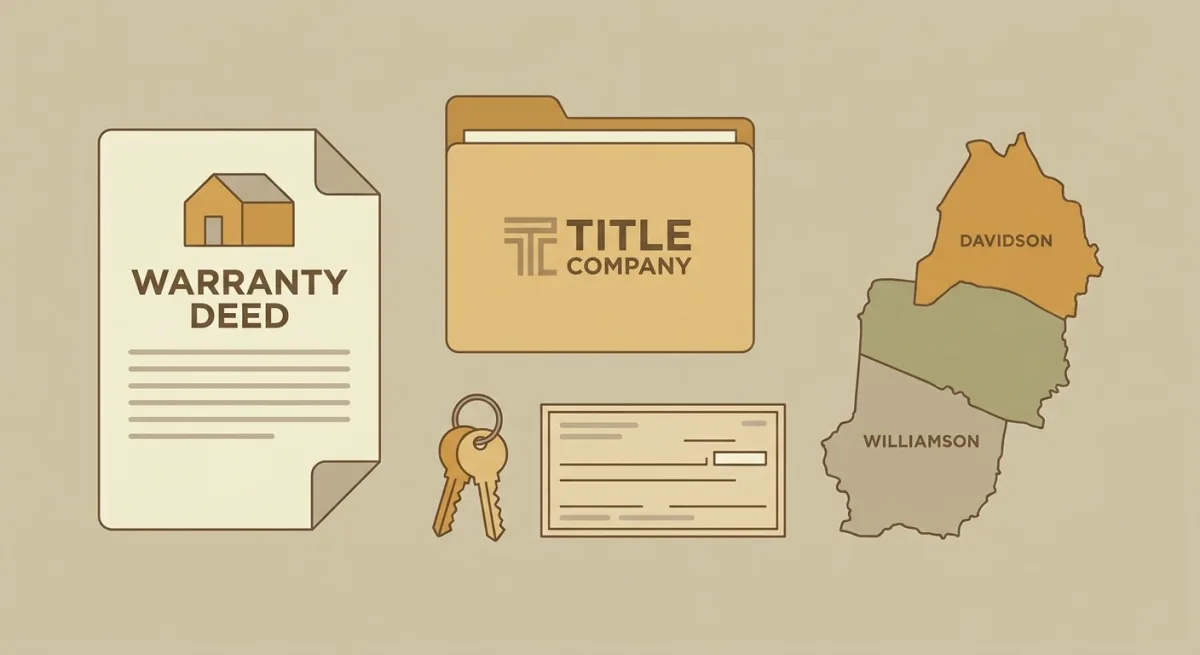 Davidson & Williamson County FSBO Closing Workflow: Earnest Money, Escrow & Title Company Steps for Self-Represented Sellers