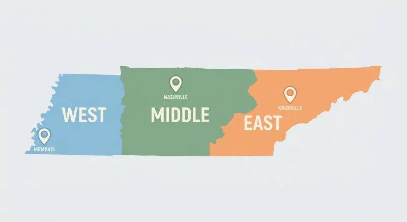 Map of Tennessee showing MLS board coverage regions for MAAR, RealTracs and KAAR