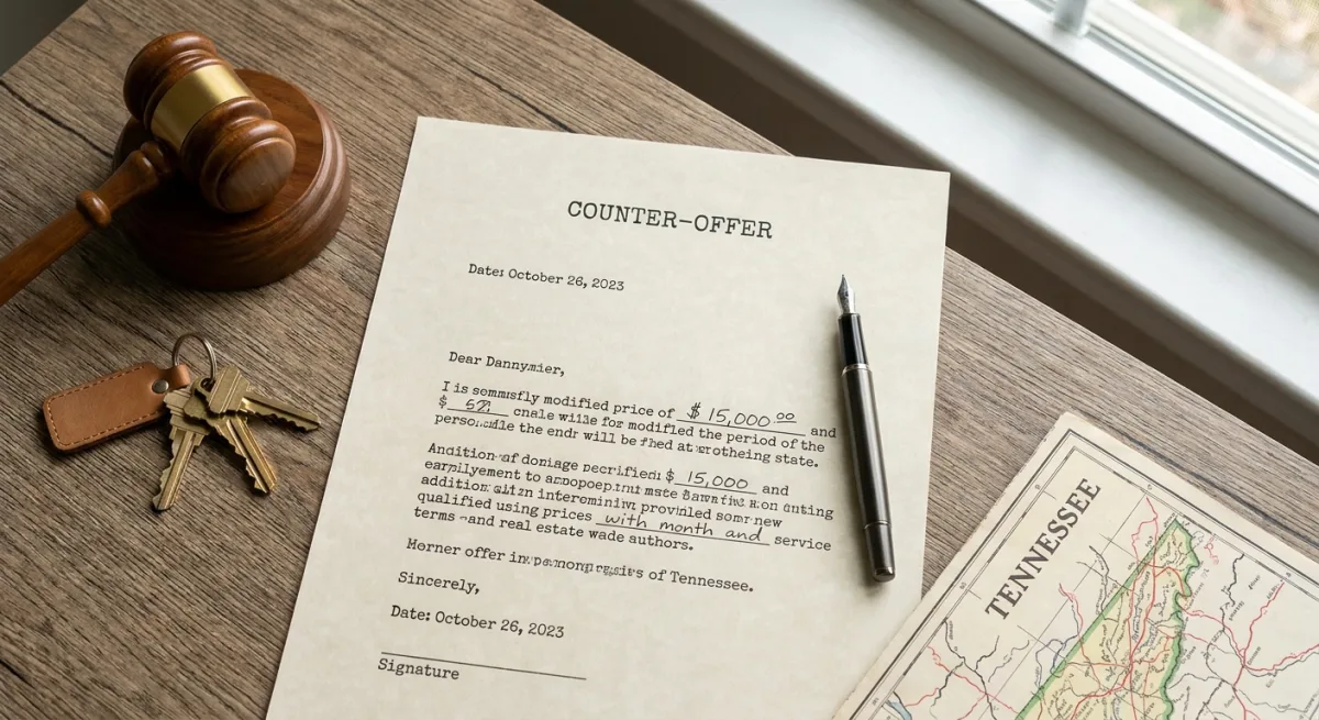 How to Write a Legally Compliant FSBO Counter-Offer in Tennessee Without Realtor Form RF651