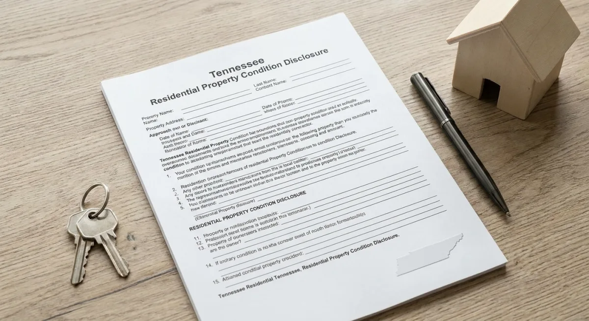 Tennessee Form RF201 Instructions: A Field-by-Field FSBO Guide to the Residential Property Disclosure
