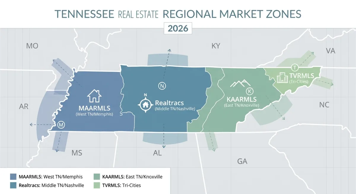 Realtracs vs KAARMLS vs MAARMLS vs TVRMLS: A Complete Comparison of Tennessee's Regional MLS Systems (2026)