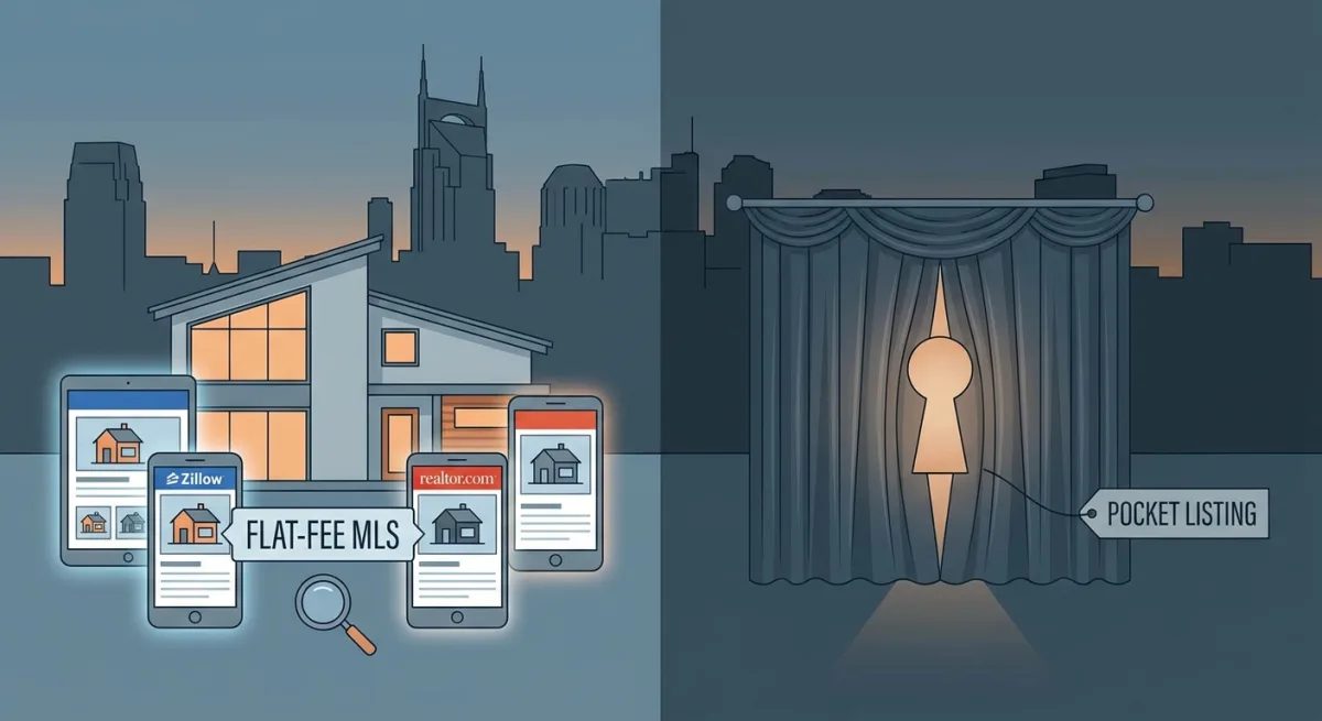 Flat-Fee MLS vs. Pocket Listings in Nashville: Realtracs Rules & Syndication Timelines Explained