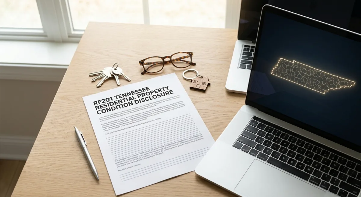 The Complete Field-by-Field Guide to Tennessee Form RF201 for FSBO Sellers (2026)
