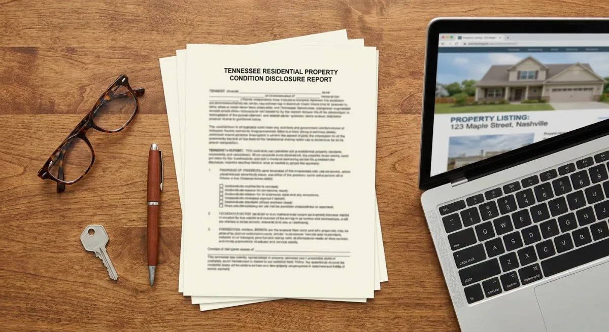 How to Complete the Tennessee Residential Property Condition Disclosure Form (RF 201) Without an Agent — Field-by-Field 2026 Walkthrough